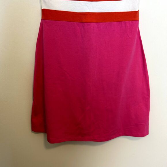 Moda International Womens Sleeveless Color block Mini Dress Size Large Pink - Picture 9 of 13